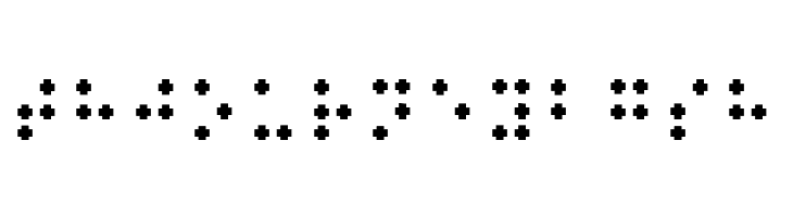 Braille pixel hc  Free Fonts Download