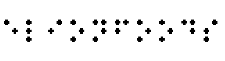 Braille pixel hc  Free Fonts Download