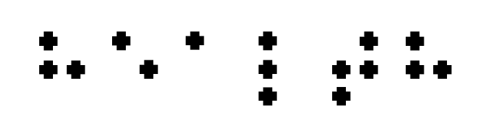 Braille pixel hc  Free Fonts Download