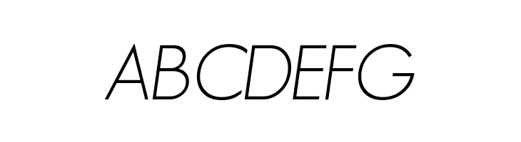 GeosansLight-Oblique  Free Fonts Download