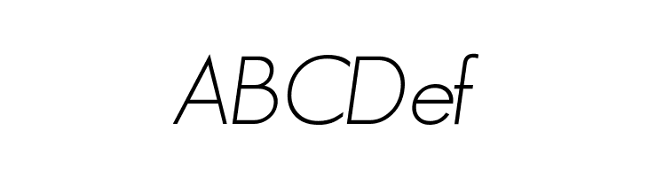 GeosansLight-Oblique  Free Fonts Download