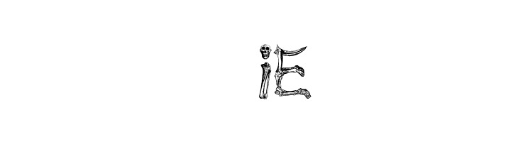 bones and chimeras  Free Fonts Download