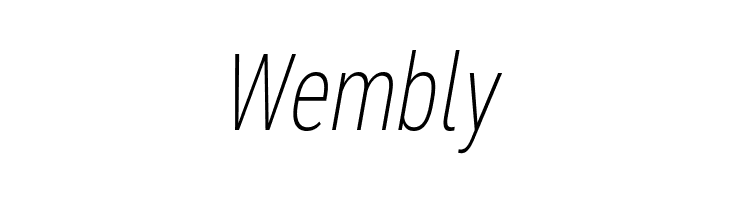 Bert Sans ExtraLight Italic  Free Fonts Download