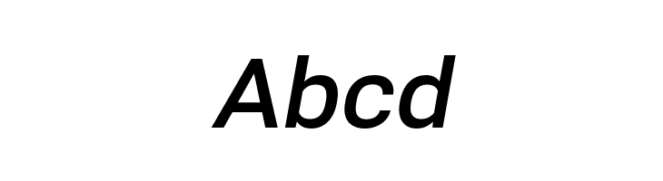 Bert Sans SemiBold Italic  Free Fonts Download