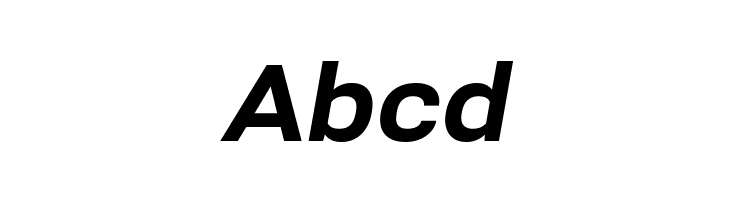 Bert Sans ExtraBold Italic  Free Fonts Download