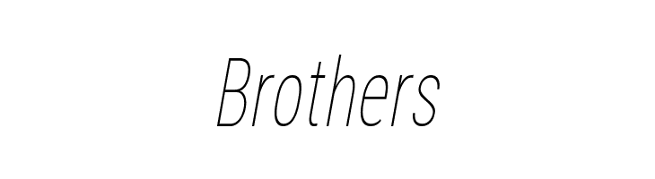 Bert Sans Thin Italic  Free Fonts Download