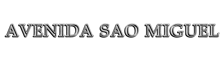 UKIJ Kawak 3D Bold  Free Fonts Download