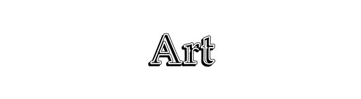 UKIJ Kawak 3D Bold  Free Fonts Download