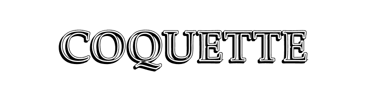 UKIJ Kawak 3D Bold  Free Fonts Download