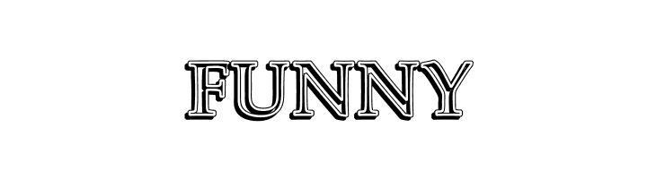 UKIJ Kawak 3D Bold  Free Fonts Download