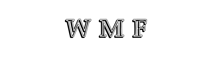 UKIJ Kawak 3D Bold  Free Fonts Download