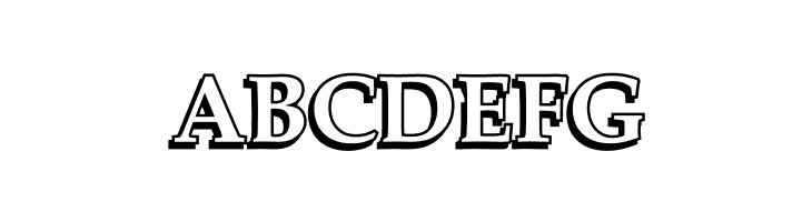 UKIJ Kawak 3D  Free Fonts Download