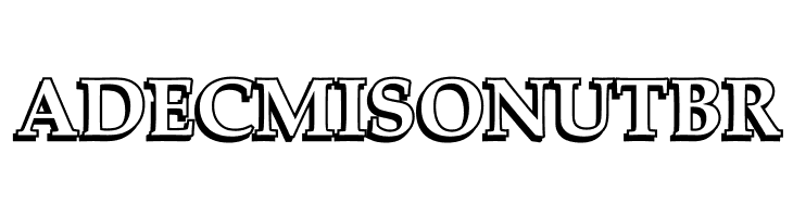 UKIJ Kawak 3D  Free Fonts Download