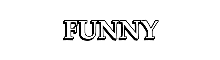 UKIJ Kawak 3D  Free Fonts Download