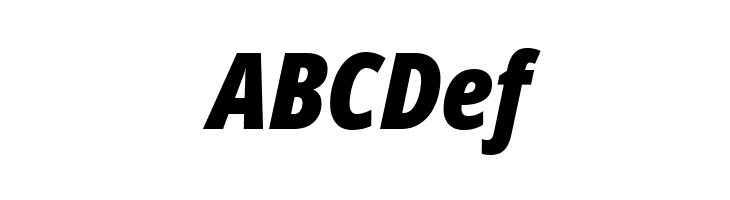 Avrile Sans Condensed Black Italic  Free Fonts Download