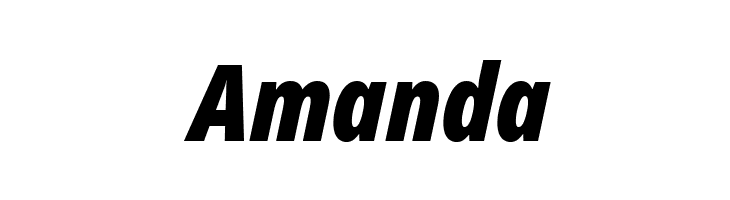 Avrile Sans Condensed Black Italic  Free Fonts Download