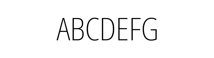 Avrile Sans Condensed ExtraLight  Free Fonts Download