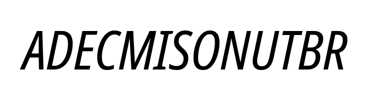 Avrile Sans Condensed Italic  Free Fonts Download