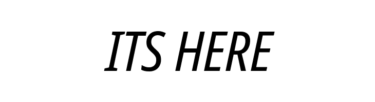 Avrile Sans Condensed Italic  Free Fonts Download