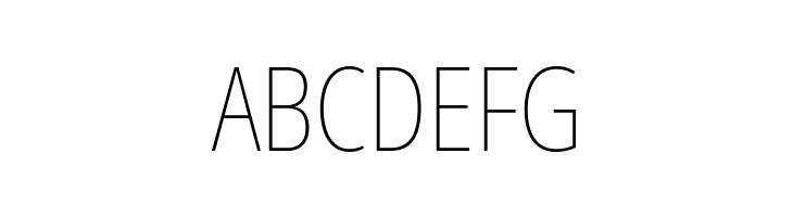 Avrile Sans Condensed Thin  Free Fonts Download