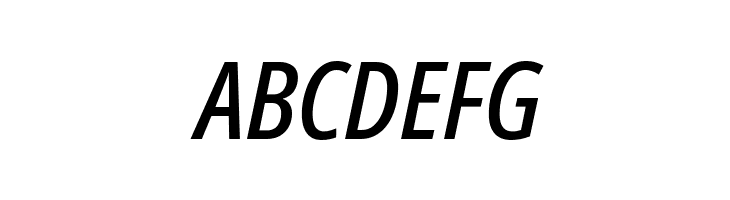 Avrile Sans Condensed Medium Italic  Free Fonts Download