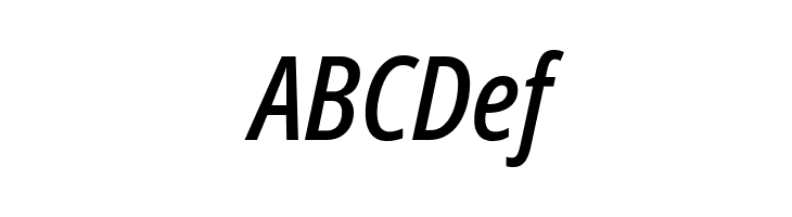 Avrile Sans Condensed Medium Italic  Free Fonts Download