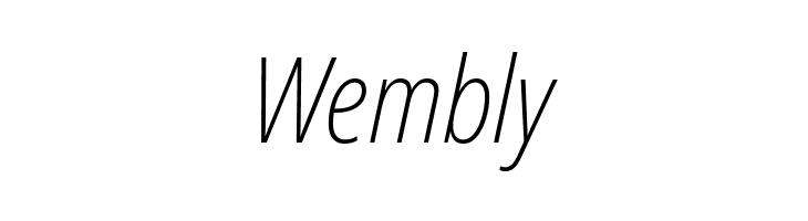 Avrile Sans Condensed ExtraLight Italic  Free Fonts Download