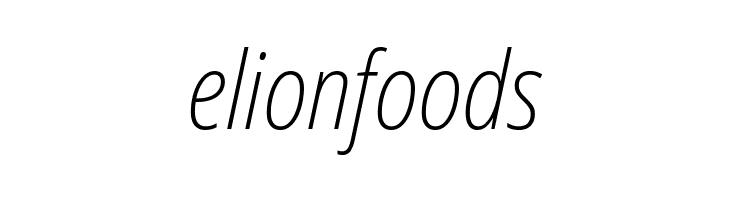 Avrile Sans Condensed ExtraLight Italic  Free Fonts Download