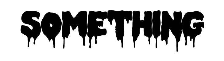 something Double Feature 2 Font