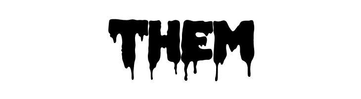 them Double Feature 2 Font