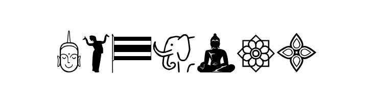 Thailand Icons  Free Fonts Download