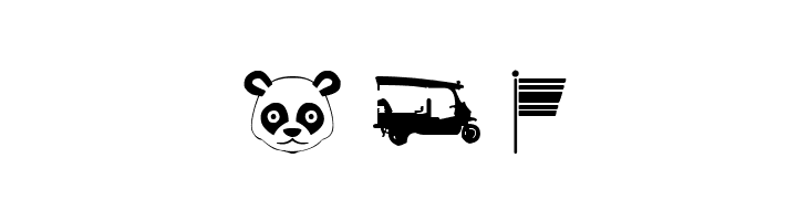 Thailand Icons  Free Fonts Download