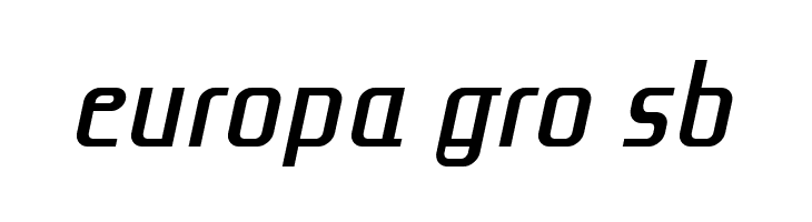 Grov AB Italic  Free Fonts Download