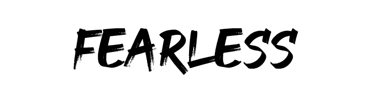 FEARLESS GOODBRUSH Font