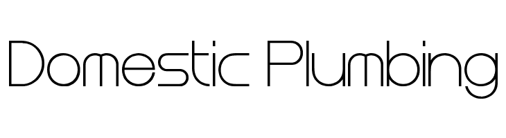 Domestic%2BPlumbing Steiner Light Font