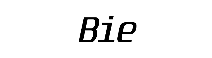 Unispace-Italic  Free Fonts Download