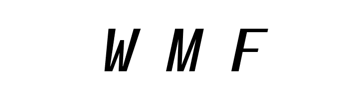 Unispace-Italic  Free Fonts Download