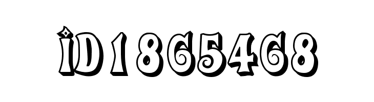 Action Is 3D JL  Free Fonts Download