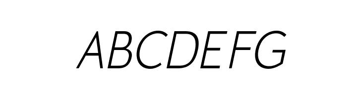 Gama-Sans Light Italic  Free Fonts Download