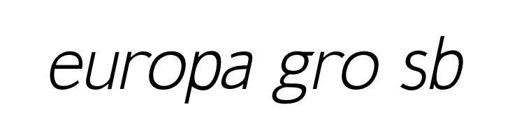 Gama-Sans Light Italic  Free Fonts Download