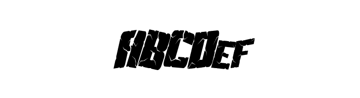 Aftershock Debris Condensed Italic  Free Fonts Download