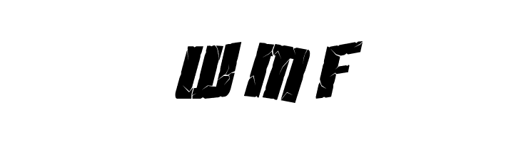 Aftershock Debris Condensed Italic  Free Fonts Download