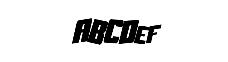 Aftershock Debris CondSolid Italic  Free Fonts Download