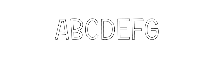 Jelfish Outline  Free Fonts Download