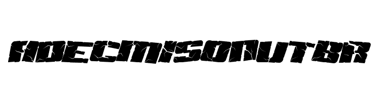 Aftershock Debris Italic  Free Fonts Download