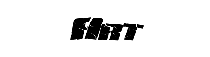 Aftershock Debris Italic  Free Fonts Download