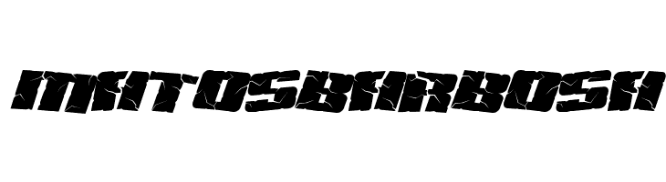 Aftershock Debris Italic  Free Fonts Download