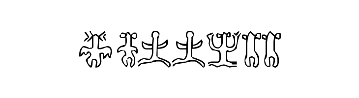 rongorongo  Free Fonts Download