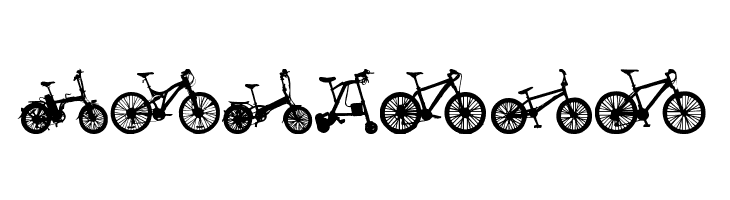 bicycle tfb  Free Fonts Download