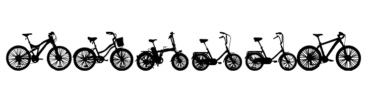 bicycle tfb  Free Fonts Download